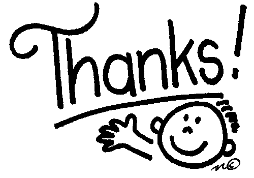 image of a person and thanks